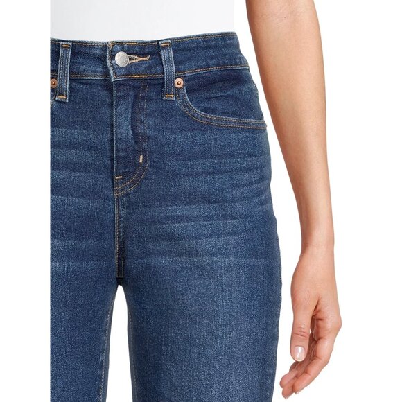 Signature Levi Straus Womens Jeans Size 4, 6, 8, 18 Mid Rise Slim Fit Boyfriend - Picture 5 of 7